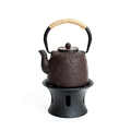 铁壶 纯手工樱花树0.9L煮茶烧水壶日本南部手工生铁茶壶做工精细