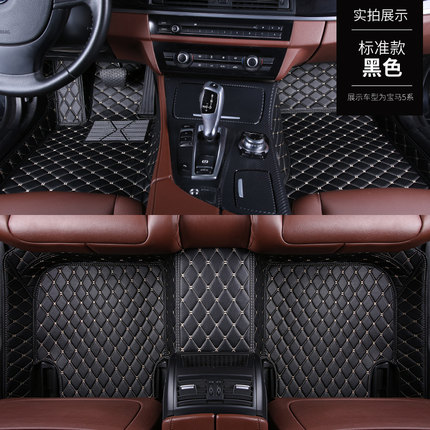 2018款江西五十铃D-MAX皮卡专用脚垫全包围汽车内饰品改装脚踏垫