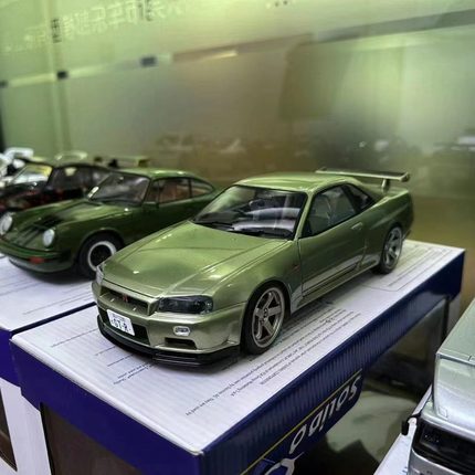 Solido 1:18 日产 GTR R34 1999 合金汽车模型 可开门 成品收藏