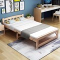 折叠床儿童床实木床单人床午休床成人双人床80cm宽 90 1米2 米