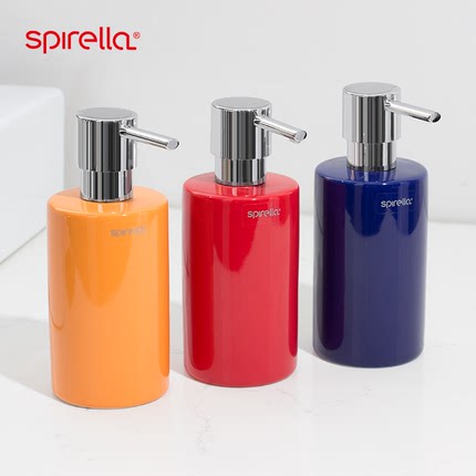 瑞士SPIRELLA乳液瓶陶瓷按压洗发洗手沐浴水皂液露分装器TUBE