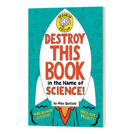 英文原版 Destroy This Book in the Name of Science Brainiac Edition 以科学之名破坏这本书 科学天才篇 英文版 进口英语书籍
