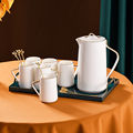 新品漫时光陶瓷水杯套装轻奢水具冷水壶客厅茶杯耐热茶壶家用北欧