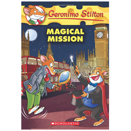 【现货】GERONIMOSTILTON#64:MAGICALMISSION【老鼠记者】#64：神奇的人物适合6-12岁
