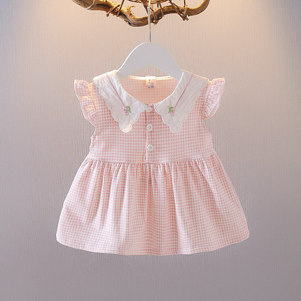 女童夏季连衣裙洋气公主裙0-3岁婴儿衣服纯棉上衣2女宝宝夏装裙子