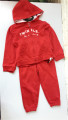 秋6个月1岁2岁女童装女宝宝毛圈棉运动休闲套装带帽卫衣外套卫裤