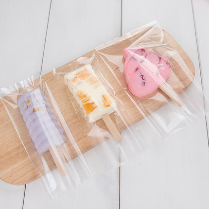 透明雪糕袋雪糕木棒塑料机封袋 家用自制冰棒冰棍冰淇淋包装袋子