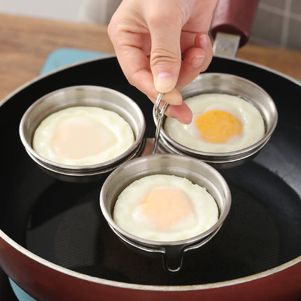 304不锈钢煮蛋模具荷包蛋神器水煮家用爱心早餐蒸鸡蛋煮鸡蛋工具