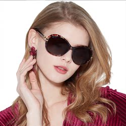 威古氏品牌太阳镜女韩版潮防紫外线大脸显瘦大框偏光墨镜新款眼镜