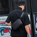 男士邮差包小型2023新款时尚机能斜挎包单肩包男夏季运动背包包女
