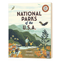 美国国家公园 National Parks of the USA 精装 英文原版绘本 Chris Turnham 插画 英文版 进口英语启蒙读物书籍