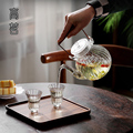 日式花茶壶电陶炉套装水果茶女士专用煮茶器花果茶耐热玻璃提梁壶
