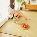 日式藤席地毯茶几阳台床边榻榻米垫子夏季凉席客厅卧室地垫爬行垫