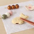 MY家 - 日本制 美浓烧 日式和风小物/料理 手工陶瓷筷架/拍照道具