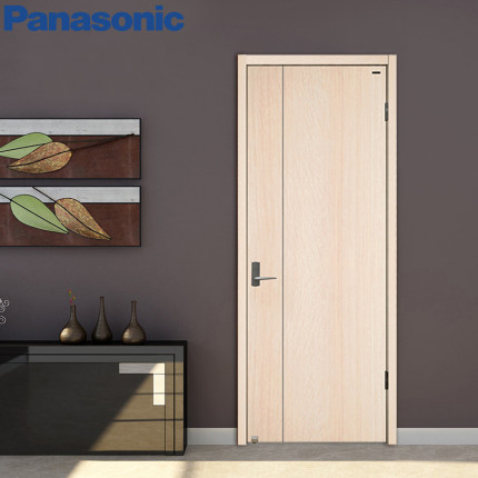 Panasonic松下木肌风合室内门免漆实木复合PET贴膜书房门平板门