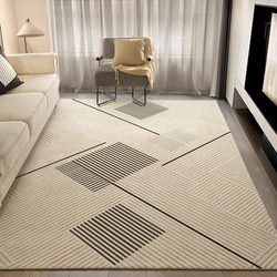 新款客厅轻奢高级地毯沙发茶几垫卧室房间床边地毯易打理天津地毯