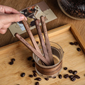 舍里文艺小资黑胡桃木咖啡奶茶搅拌棒创意咖啡勺木质果酱黄油抹刀