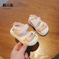 夏季新款包头宝宝凉鞋女婴儿学步鞋软底1一2岁男童鞋子透气小童鞋