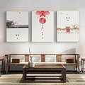 新中式装饰画水墨国画客厅餐厅挂画吉祥如意中国风墙画茶室民宿画