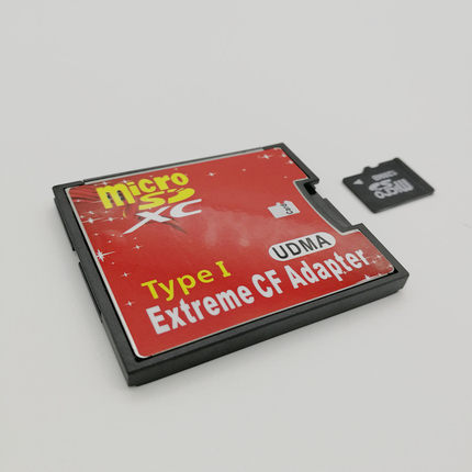 原装TF转CF卡套支持MicroSDXC512GB佳能尼康相机CF内存卡转接卡托