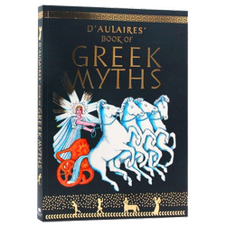 英文原版绘本 英语童话故事书 多莱尔的希腊神话书 D'Aulaires Book of Greek Myths 外国儿童文学读物 平装彩绘大开本