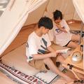户外3D海绵充气床垫露营单人双人防潮垫帐篷午休垫自动充气睡垫