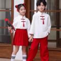 六一儿童节表演服装中国风校服套装演出服套装男女童合唱服套装