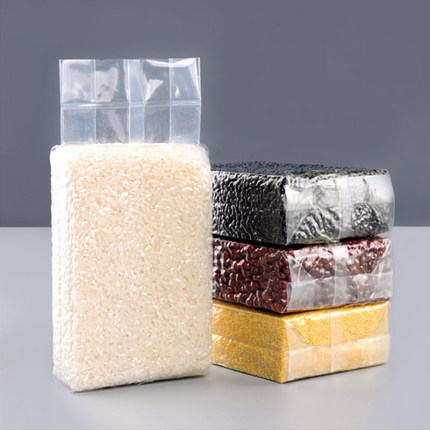 加厚十斤米砖真空包装袋子五谷杂粮透明小米密封压缩袋 2.5kg定制