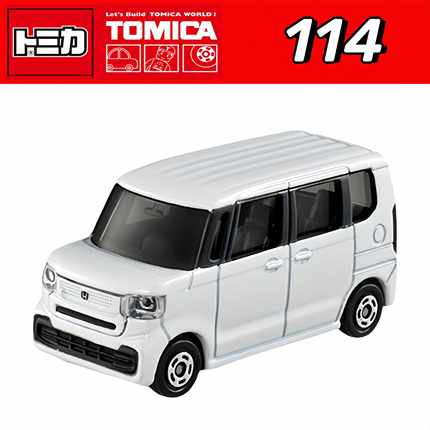TOMY多美卡6月新车红白盒114号本田N-BOX合金车模型 2024新标日版