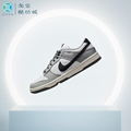 Nike耐克Dunk Low 轻便耐磨 低帮运动休闲板鞋 白灰色 DD1503-117