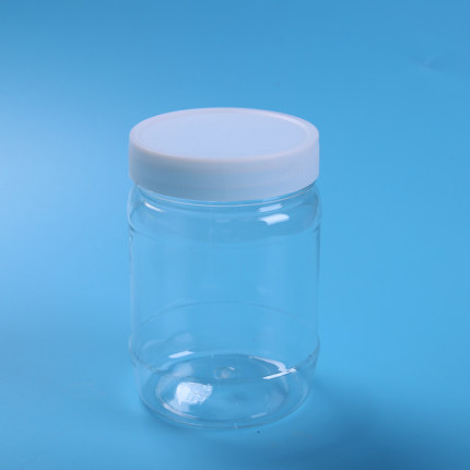 500g1000g塑料蜂蜜瓶透明加厚内盖密封罐食品级储物罐箱装包邮