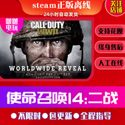 使命召唤14 二战 cod14 Steam正版游戏离线出租 PC中文单机剧情