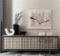 美式轻奢电视柜实木入户客厅储物柜简约现代小户型地柜设计师家具