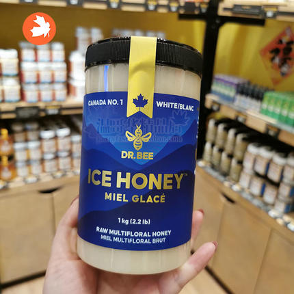 加拿大特产Canada Dr.Bee Ice Honey天然蜂蜜冰蜂蜜冰蜜1KG
