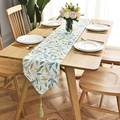 新中式桌旗1019g北欧风棉麻美式桌布现代简约轻奢感餐桌桌巾长条