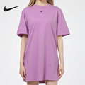 Nike/耐克官方正品女子圆领短袖宽松透气运动连衣裙 CJ2243-511