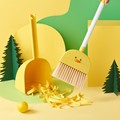 迷你儿童小扫把簸箕黄鸭蛋黄套装扫帚角落清洁扫地男女孩过家家