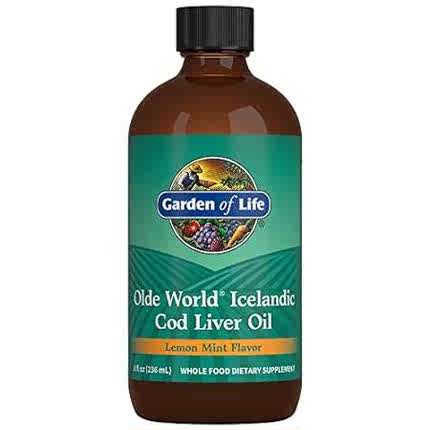 Garden of Life Olde World Icelandic Cod Liver Oil Liquid