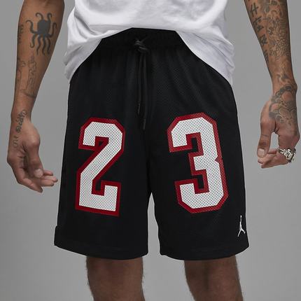 Nike耐克AJ短裤男子Jordan篮球运动裤网眼休闲五分裤DX9672-010