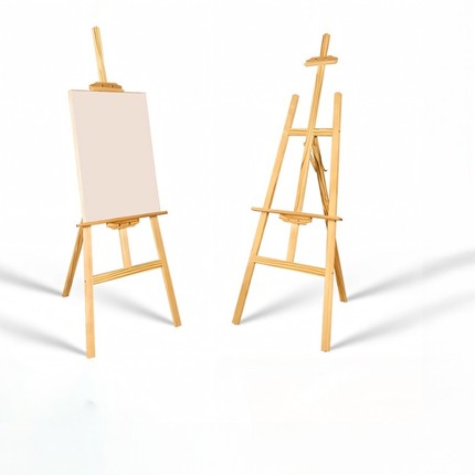 画架美术生专用木制画板画架套装4K画板素描写生折叠画画支架式油画架初学者儿童画架美术绘画架子木质展示架
