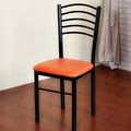 新品简约铁艺靠背椅子家用餐椅简易单人办公椅休闲时尚餐厅椅