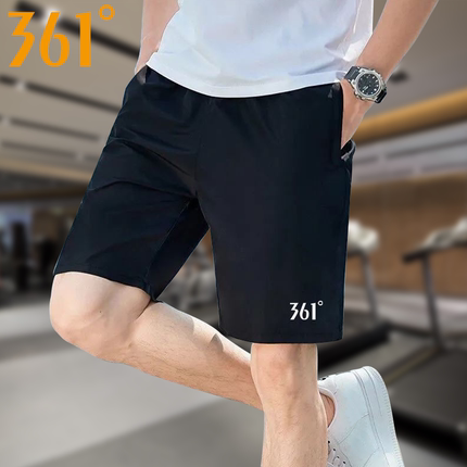 361度运动短裤男夏季速干运动裤休闲裤外穿男士宽松五分裤跑步服