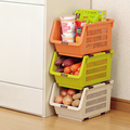 蔬菜置物架日本进口inomata可叠加厨房果蔬收纳筐水果零食整理框