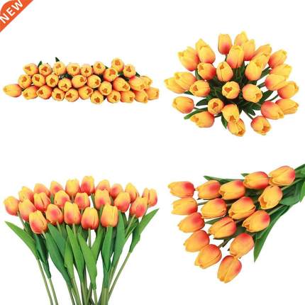 10Pcs/5Pcs Tulip Artificial Flower Real Touch Artificial Bou