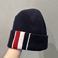 国内现货 Thom Browne 22秋冬经典标识 羊毛 针织帽子 冷帽毛线帽