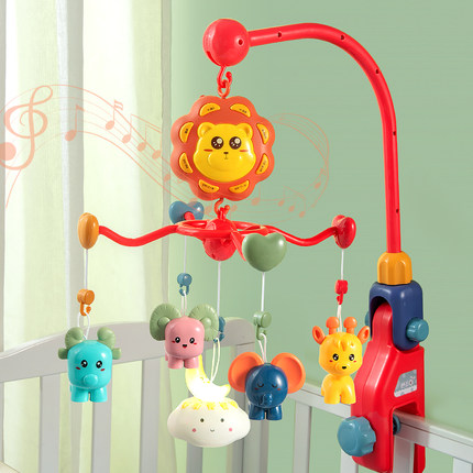 婴儿玩具床铃悬挂式可旋转床头床摇铃新生挂件风铃三个月宝宝吊挂