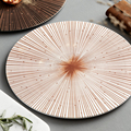高级感西餐盘子平盘家用创意日式牛排摆盘餐厅餐盘高端仪式感餐具