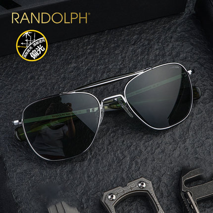美国蓝道夫Randolph飞行员2代墨镜男女兰道夫太阳镜玻璃偏光镜片