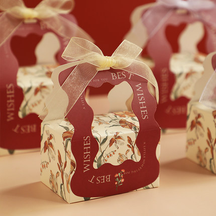 2024新款小清新糖盒结婚喜糖盒子欧式创意婚礼伴手礼盒糖果包装盒