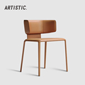 意式极简椅子北欧现代简约家用凳子靠背小户型设计师高级轻奢餐椅